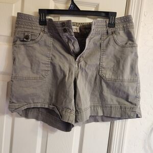 Women's Gray Cargo Shorts